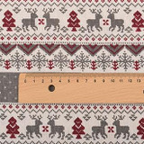 Chainho,Christmas Series,Printed Cotton Linen Fabric For DIY Quilting &amp; Sewing Sofa,Table Cloth,Curtain,Bag,Cushion Material
