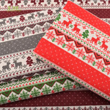 Chainho,Christmas Series,Printed Cotton Linen Fabric For DIY Quilting &amp; Sewing Sofa,Table Cloth,Curtain,Bag,Cushion Material