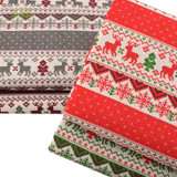 Chainho,Christmas Series,Printed Cotton Linen Fabric For DIY Quilting &amp; Sewing Sofa,Table Cloth,Curtain,Bag,Cushion Material
