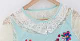 Nursing Tops Breastfeeding Cotton Embroidery Wear Blouses Maternity Clothing Pregnant Women Nurse T Shirts Pregnancy Clothes A4