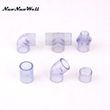NuoNuoWell Plastic UPVC Inner diameter 20mm Hose Connector Garden Irrigation Watering Aquarium Water Tank Pipe/Tube PVC Adapter