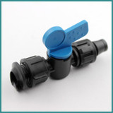 NuoNuoWell By-Pass Connector Valve 5pcs-pack For Soft Pipe 16MM Irrigation Drip Tape Line With Camlock