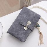 Nubuck Leather Women Wallets Purses Vintage Ladies Wallets and Purses Female Zipper Mini Girls Money Wallets portomonee monedero
