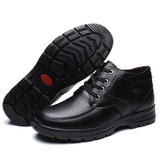 NPEZKGC New 2018 Men Winter Boots Snow Boots for Men Ankle Boots Warm with Plush&amp;Fur Work Safety Men Shoes