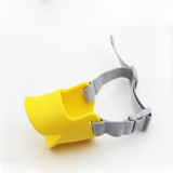 Novelty Dog Mask Muzzle Silicone Cute Duck Mouth Design Bark Bite stop Dog Anti-bite Masks For Pet dog Muzzle 20S1
