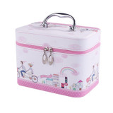 HHYUKIMI PU Makeup Bag Cosmetic Case Professional Beauty Box Travel Cosmetic case Makeup Organizer Carry Travel Toiletry Bag