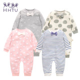 HHTU Baby Rompers Long Sleeve Baby Girls Clothing Jumpsuits Children Autumn Newborn Baby Clothes Cotton