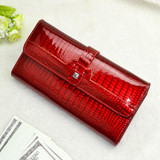 HH Luxury Women Wallets Patent Leather High Quality Designer Brand Wallet Lady Fashion Clutch Casual Women Purses Party