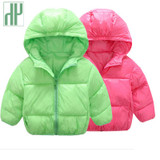 HH Light Baby Boys Parka Kids Winter Jackets for girls Cotton thicken Coat Warm Hooded Outerwear infant snow jacket 1 2 4 Years