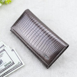 HH Alligator Womens Clutch Wallets Luxury Patent Crocodile Multifunctional Genuine Leather Ladies Clutch Purse Hasp Long Wallet
