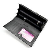 HH Alligator Womens Clutch Wallets Luxury Patent Crocodile Multifunctional Genuine Leather Ladies Clutch Purse Hasp Long Wallet