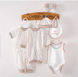HH 8PCS Baby clothing tracksuit newborn baby infant boy clothes children cloth suit new born toddler girl baby clothing sets