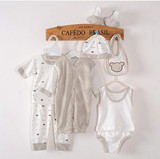 HH 8PCS Baby clothing tracksuit newborn baby infant boy clothes children cloth suit new born toddler girl baby clothing sets