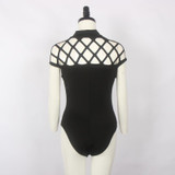 Heyouthoney New Summer Women Sexy Nightclub Bodycon Jumpsuit Bodysuit Short Sleeve Hollow Out Backless Rompers Jumpsuit Overalls