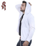 HEYKESON 2017 Hoodies Men Hip Hop Mens Brand Hooded Cloak Cape Cardigan Hoodie Sweatshirt Slim Fit Men Hoody