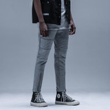 HEYGUYS 2017 Long Pants Men  Casual Sweatpants slim fit  Jogger Trousers Fashion Fitted Bottoms  zipper  street wear hip hop