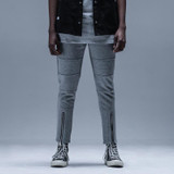 HEYGUYS 2017 Long Pants Men  Casual Sweatpants slim fit  Jogger Trousers Fashion Fitted Bottoms  zipper  street wear hip hop