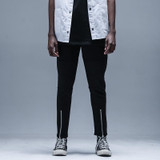 HEYGUYS 2017 Long Pants Men  Casual Sweatpants slim fit  Jogger Trousers Fashion Fitted Bottoms  zipper  street wear hip hop