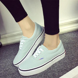 HEVXM 7-color 2017 spring and autumn new arrival women's fashion canvas shoes to help low student flat shoes white shoes