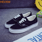 HEVXM 7-color 2017 spring and autumn new arrival women's fashion canvas shoes to help low student flat shoes white shoes