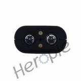 Heropie Remote Dog Training Collar Black Trainer Pet Double Heads Repeller High Quality Training Device with LED Light Outdoor