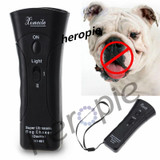 Heropie Remote Dog Training Collar Black Trainer Pet Double Heads Repeller High Quality Training Device with LED Light Outdoor