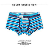 Heroes Pink New Men Underwear Boxers Sexy Striped Cotton Underwear Men Fashion Brand Men Shorts Boxer Wholesale Underwear