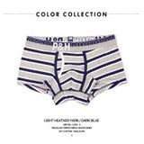 Heroes Pink New Men Underwear Boxers Sexy Striped Cotton Underwear Men Fashion Brand Men Shorts Boxer Wholesale Underwear