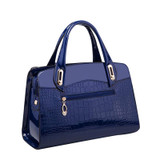 HerMerce Top-handle Bags For Women 2017 Patent Crocodile Women Shoulder Bag Female Bag Women Leather Handbags bolsa feminina