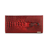 Herald Fashion Women Wallet Crocodile Head PU Leather Wallet Women Purse 3D Long designer Money Clip Carteira Feminina