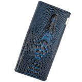 Herald Fashion Women Wallet Crocodile Head PU Leather Wallet Women Purse 3D Long designer Money Clip Carteira Feminina