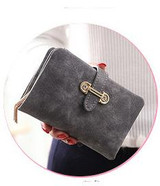 Herald Fashion Nubuck Leather Women Wallets Female Zipper Small Wallet Women Short Coin Purse Holders Retro Wallet and Purses
