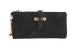 Herald Fashion Nubuck Leather Women Wallets Female Zipper Small Wallet Women Short Coin Purse Holders Retro Wallet and Purses