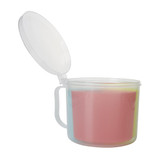 HENGHOME Transparent Colorful Lid Seasoning Box 1 Set Kitchen Tool Salt Condiment Storage Box Spice Jar Seasoning Can Sugar Bowl