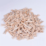 HENGHOME Hot Sale Mini Natural Wooden Clothes Photo Paper Peg Pin Clothespin Craft Clips School Office Stationery 50Pcs/pack