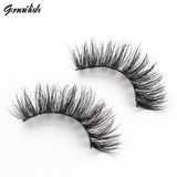 Genailish Lashes 3D Mink Lashes Thick False Eyelashes 19 Styles Full Strip Eyelash Fake Eye Lashes cilios mink A14