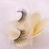Genailish 3D Mink Eyelashes Upper Real Mink Lashes Soft Natural False Eyelashes 1 pair Handmade Fake Eye Lashes Extension-A13