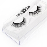 Genailish 3D Mink Eyelashes Upper Real Mink Lashes Soft Natural False Eyelashes 1 pair Handmade Fake Eye Lashes Extension-A13