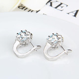 Gem's Ballet Natural Sky Blue Topaz Gemstone Earrings Genuine 925 Sterling Silver For Women Gorgeous Fine Jewelry