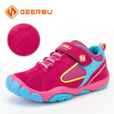 GEERBU Children Shoes Girls Boys Shoes New Breathable Kids Leather Sport Shoes Fashion Casual Children Boy Sneakers