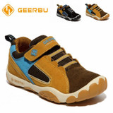 GEERBU Children Shoes Girls Boys Shoes New Breathable Kids Leather Sport Shoes Fashion Casual Children Boy Sneakers