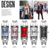 GEEKTHINK Luxury Brand Quartz Watch Women rectangle Stainless steel band female clock Bracelet Lady Casual Wristwatch gift New