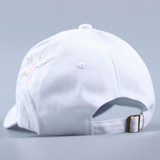 Geebro Brand 2017 Spring Women's Hat Casual Snapback Baseball Cap Flower Embroidery Cotton Snapback Cap Casquette Gorras GB297