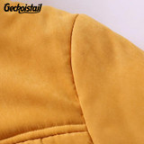Geckoistail Parkas Women Coats Fashion Autumn Warm Winter Jackets Women Fur Collar Long Plus Size Hoodies Casual Cotton Outwear