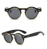 Steampunk Flip Up Sunglasses "THE PROFE$$OR"