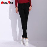 GAREMAY High Waist Black Jeans Women Skinny Plus Size Jeans For Women Denim Pants Jean Femme 2018 Trousers Jean Female Bottoms