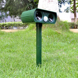 Garden Ultrasonic Solar Power Pest Animal Repeller Repellent Garden Bat Cats Dogs Foxes