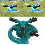 Garden Sprinklers Water Durable Rotary Three Arm Water Sprinkler 360 Degree Automatic Rotating Water Sprinkler System