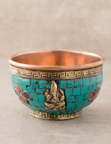 Ganesh Copper Offering Bowl