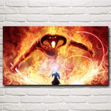 Gandalf The Lord of the Rings Balrog Fantasy Movie Art Silk Poster Home Wall Decor Painting 11x20 16x29 20x36 Inch Free Shipping